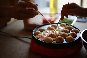 自宅で作るたこ焼き