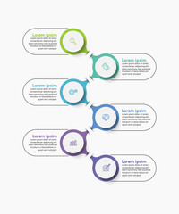 Business data visualization. timeline infographic icons designed for abstract background template milestone element modern diagram process technology digital marketing data presentation chart Vector