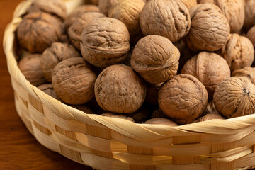 There were walnuts in abundance on the table