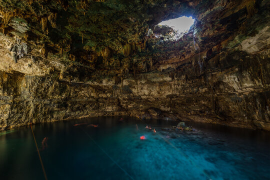 Cenote Samula Dzitnup near Valladolid, Yucatan, Mexico