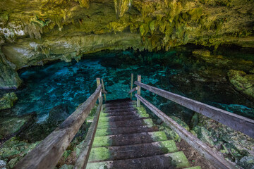 Dos Ojos Cenote Near Tulum And Playa Del Carmen in Mexico