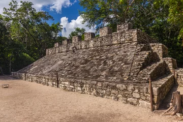 Fototapete Ancient Mayan ball field in Coba © Pavel