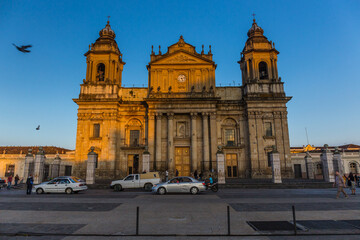 Fototapeta na wymiar Guatemala City Cathedral - Guatemala City, Guatemala.