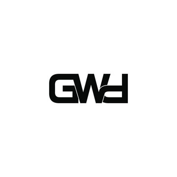gwd letter initial monogram logo design