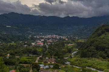 Fototapeta na wymiar Small town of Boquete Panama