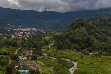 Small town of Boquete Panama