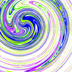 Swirl rays retro background.