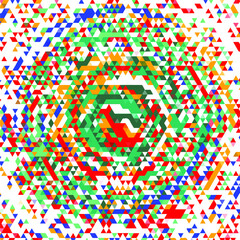 Abstract colorful triangle background.