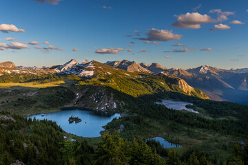 Rock Isle Lake, Sunshine Meadows, Banff National Park, AB & Mount Assiniboine Provincial Park, BC, Canada