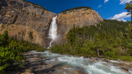 Takakkaw Falls of Yoho National Park in Canada