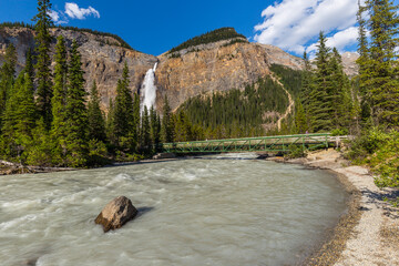 Takakkaw Falls of Yoho National Park in Canada