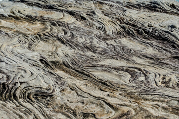 Natural Waves pattern on stone surface.