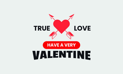 Have a very valentine day with arrow in hearticon abstract monogram vector logo template