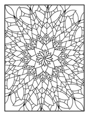 Obraz premium Coloring pages KDP interior for adults