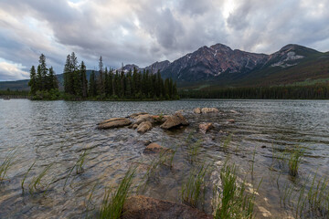 Pyramid Lake & Pyramid Island, Jasper, AB, Canada