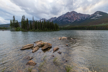 Pyramid Lake & Pyramid Island, Jasper, AB, Canada