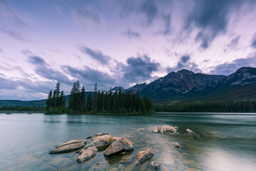 Pyramid Lake & Pyramid Island, Jasper, AB, Canada