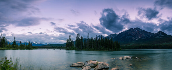 Pyramid Lake & Pyramid Island, Jasper, AB, Canada