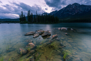 Pyramid Lake & Pyramid Island, Jasper, AB, Canada