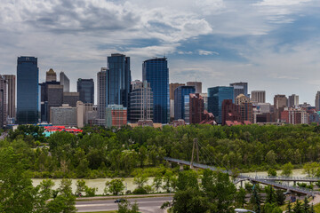 City skyline of Calgary, Alberta, Canada