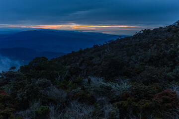 View from Laban Rata, near the top of Mt. Kinabalu