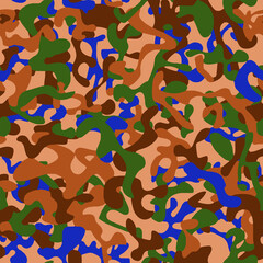 Full seamless abstract military camouflage skin pattern vector for decor and textile. Army masking design for hunting textile fabric printing and wallpaper. Design for fashion and home design.