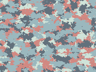Full seamless abstract military camouflage skin pattern vector for decor and textile. Army masking design for hunting textile fabric printing and wallpaper. Design for fashion and home design.