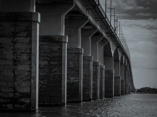 The Oland Bridge in Black and White