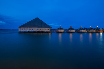 Fototapeta premium Semporna by night, Borneo