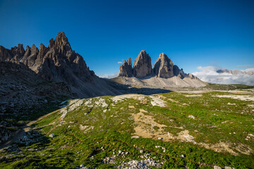 Fototapeta premium Sunrise at Tre Cime di lavaredo