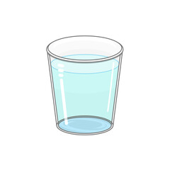 水が入ったグラス