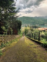 path in the mountains