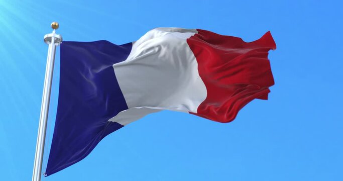 Madrid Department Flag, Nicaragua. Loop