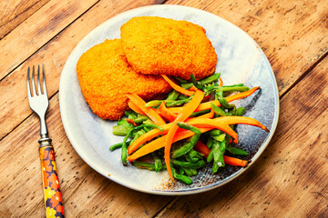 Chicken Kiev cutlets