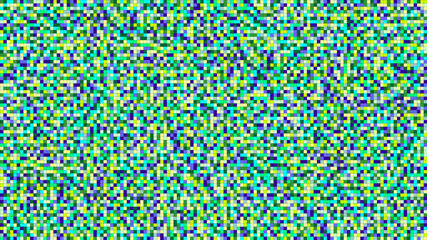 Many colored squares. Concept of a multicolored pixelated background.
