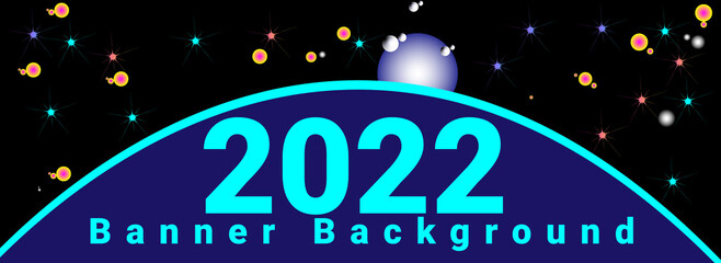 new year banner template design 2022