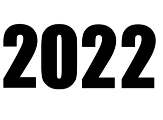 2022 Happy New Year BLACK