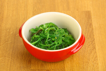 Japanese traditional seaweed salad Chukka