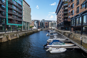 Fototapeta na wymiar Building in Aker Brygge