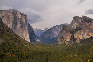 Yosemite Valley as seen from Tunnel View