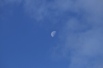 moon and clouds