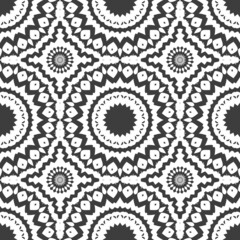 Monochrome kaleidoscope pattern