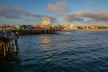 Naklejka premium Santa Monica Pier