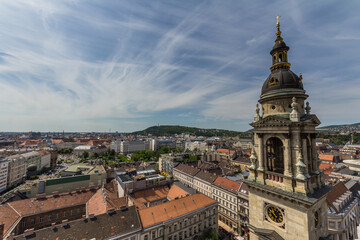 Center of Budapest, View from the St.Stephen Basilica.