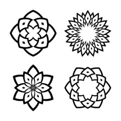 Obraz premium Abstract geometric elements for design.