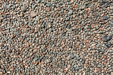 close up gravel floor texture. Backgrounds with copy space