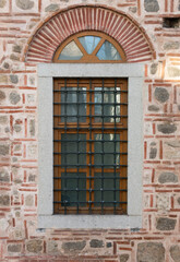 window of an old building in plovdiv