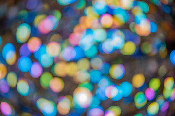 colored bokeh abstract  background