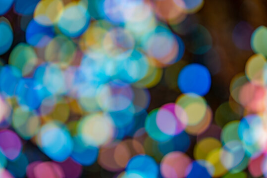 colored bokeh abstract  background