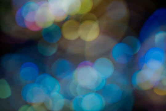 colored bokeh abstract  background